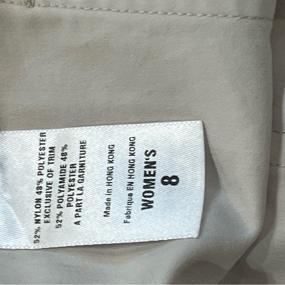 PATAGONIA Women’s Convertible Length Pants Tan Size 8  Tan Outdoor Hiking - Picture 8 of 9